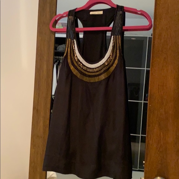 Love Sam beaded silk tank top - Picture 2 of 4